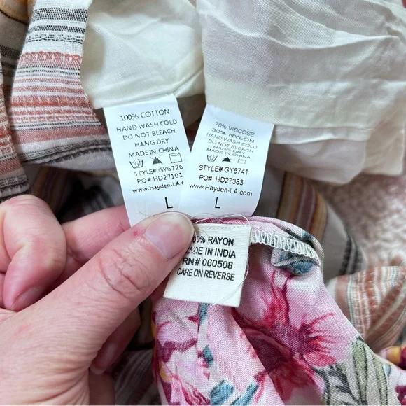 NWT Hayden and Angie Girls Jumpsuit Romper and Tank Tropical Summer Size Large - Picture 4 of 15